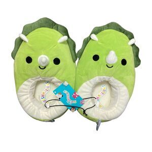 Green Dino - Squishmallows Unisex Youth Slip On Soft & Cozy Cute Plush Squishie